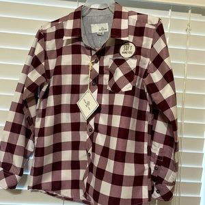 Craft + Flow Little Boy Checkered Shirt